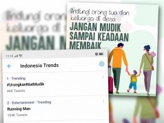 Larangan mudik 2021 diperpanjang tagar #UrungkanNiatMudik trending di Twitter