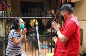 Direksi Telkom Beri Bantuan & Tinjau Lokasi Terdampak Banjir Jakarta