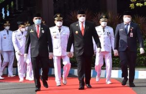 Lantik 5 Kepala Daerah Terpilih, Pj Gubernur Kalsel Pesan soal COVID-Banjir