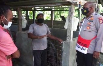 Sinergitas Polri – Petani di Mimika : Bikin Hasil Pertanian Meningkat