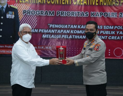 Jalankan 100 Hari Program Prioritas Jenderal Listyo Sigit, Humas Polri Gelar Pelatihan Konten Kreatif
