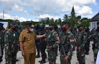 Personel Gabungan TNI-Polri Siap Amankan Presiden di Maluku