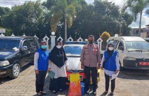 Pastikan Keamanan Distribusi Vaksin Covid-19 , Kanit Sabhara Polsek Mare Kawal Hingga ke Puskesmas