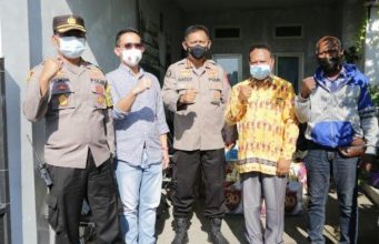 Alumni Akpol 91 Bharadaksa Bagikan Bantuan Sosial untuk Warga Terdampak Covid-19