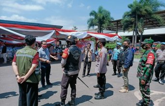Kapolres Sumedang Pastikan Pelaksanaan Vaksinasi di PT Kahatex Lancar