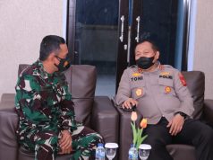 Kapolda Sumsel Silaturahmi dengan Danlanud Sri Mulyono Herlambang (SMH) Palembang Demi Jamin Sinergitas TNI-Polri