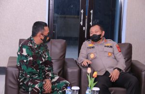 Kapolda Sumsel Silaturahmi dengan Danlanud Sri Mulyono Herlambang (SMH) Palembang Demi Jamin Sinergitas TNI-Polri