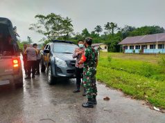 Sinergitas TNI-Polri, Koramil Persiapan Sayosa Kodim 1802/Sorong Gelar Komsos Bersama