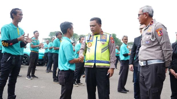 Gandeng Pihak Swasta, Korlantas Polri Gelar Pelatihan Mengemudi Aman di Pusdik Lantas